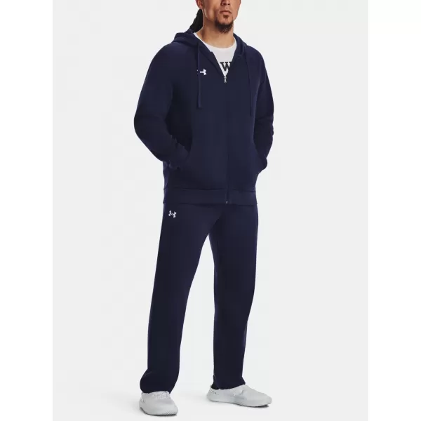  Pánska mikina UNDER ARMOUR RIVAL FLEECE FZ HOODIE 1379767-410 MODRÁ 