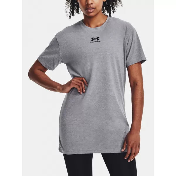  Dámske tričko UNDER ARMOUR W EXTENDED SS NEW 1383429-035 SIVÁ 