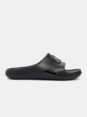 Chlapčenské papuče UNDER ARMOUR B LOCKER V SL 3028732-001 ČIERNA