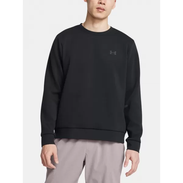  Pánska mikina UNDER ARMOUR UNSTOPPABLE FLC CREW EU 1389351-001 ČIERNA 