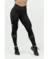Dámske formujúce push-up legíny INTENSE Heart-Shaped 843 BLACK/GOLD Nebbia