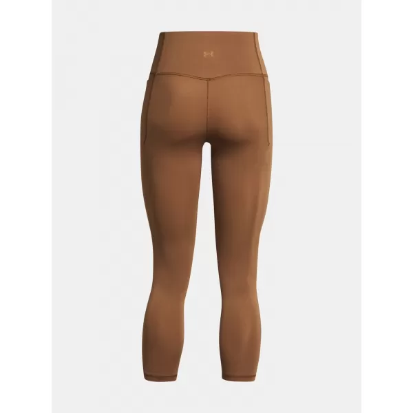  Dámske legíny UNDER ARMOUR MERIDIAN ANKLE LEG 1382525-253 HNEDÁ 
