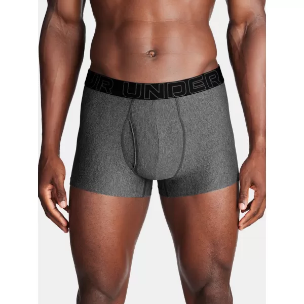  Pánske boxerky UNDER ARMOUR M PERF TECH 3IN (1KS) 1383877-025 SIVÁ 