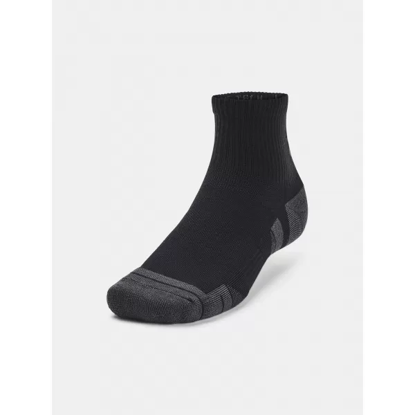  Ponožky UNDER ARMOUR PERFORMANCE TECH QTR (3 PÁRY) 1379510-001 ČIERNA 