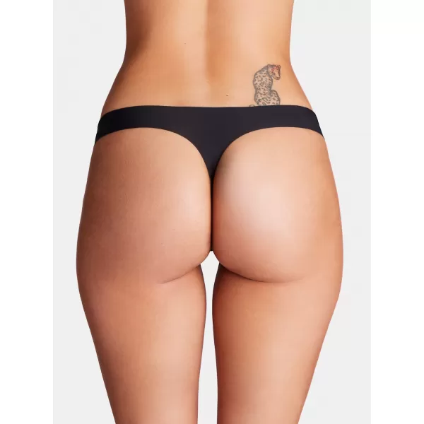  Dámske tangá UNDER ARMOUR PURE STRETCH NS TANGA 1383893-001 ČIERNA 
