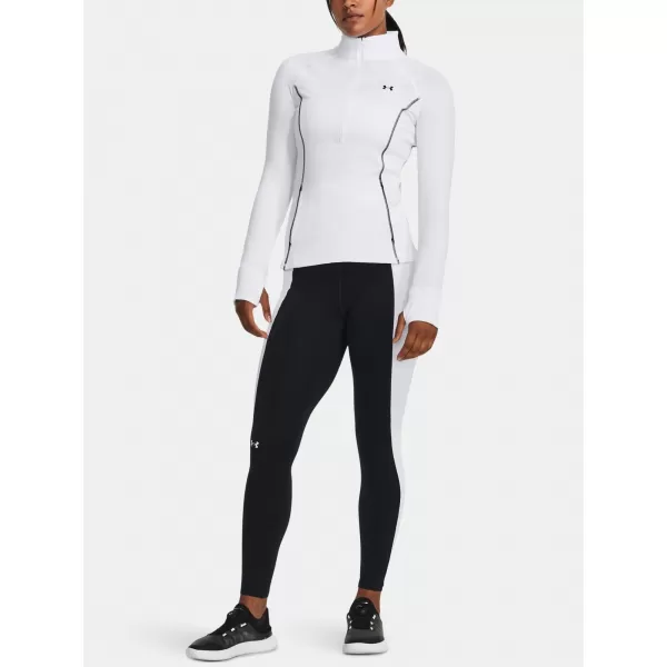  Dámske tričko UNDER ARMOUR TRAIN CW 1/2 ZIP 1379886-100 BIELA 