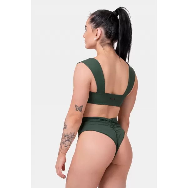  Vysokoenergetický top do bikín 553 DARK GREEN Nebbia 