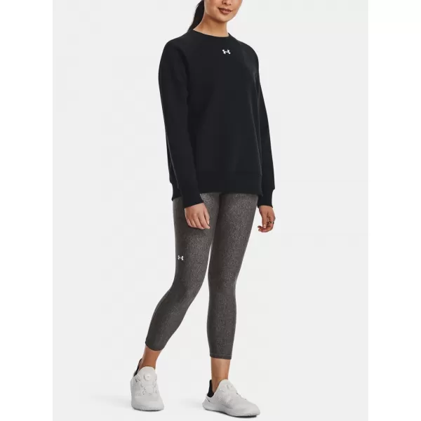  Dámska mikina UNDER ARMOUR RIVAL FLEECE CREW 1379508-001 ČIERNA 