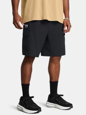 Pánske šortky UNDER ARMOUR VIBE WOVEN CARGO SHORT 1386560-001 ČIERNA