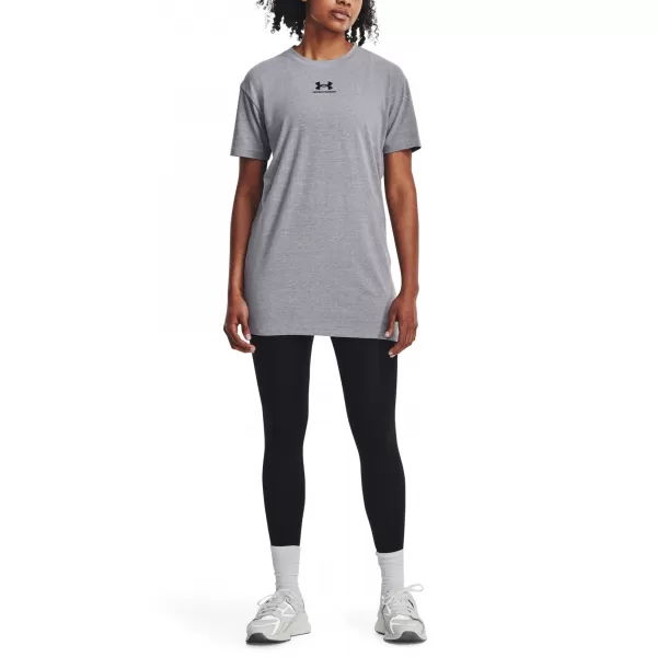  Dámske tričko UNDER ARMOUR W EXTENDED SS NEW 1383429-035 SIVÁ 
