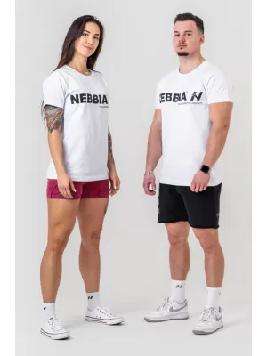 Tričko GYM ESSENTIALS 380 WHITE Nebbia