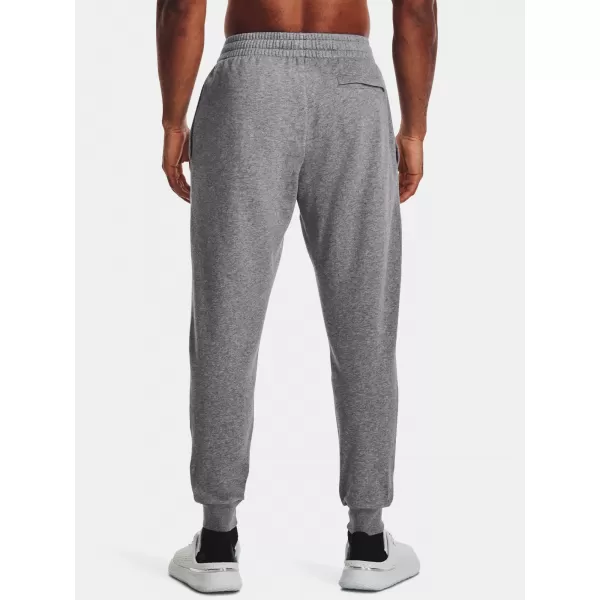  Pánske tepláky UNDER ARMOUR RIVAL FLEECE JOGGERS 1379774-025 SIVÁ 