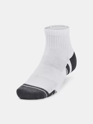 Ponožky UNDER ARMOUR PERFORMANCE COTTON 3P QTR 1379528-100 BIELA