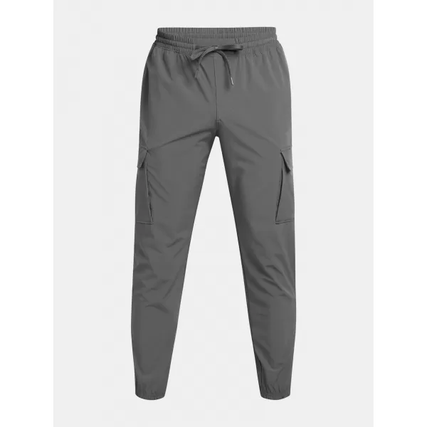  Pánske športové nohavice UNDER ARMOUR VIBE WOVEN CARGO PANTS 1386558-025 SIVÁ 