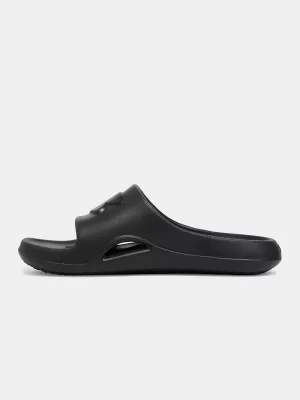 Chlapčenské papuče UNDER ARMOUR B LOCKER V SL 3028732-001 ČIERNA