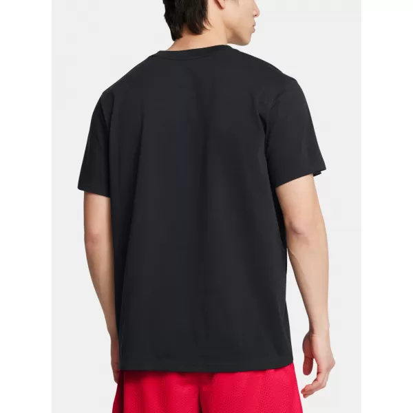  Pánske tričko UNDER ARMOUR HW ARMOUR LABEL SS 1382831-001 ČIERNA 