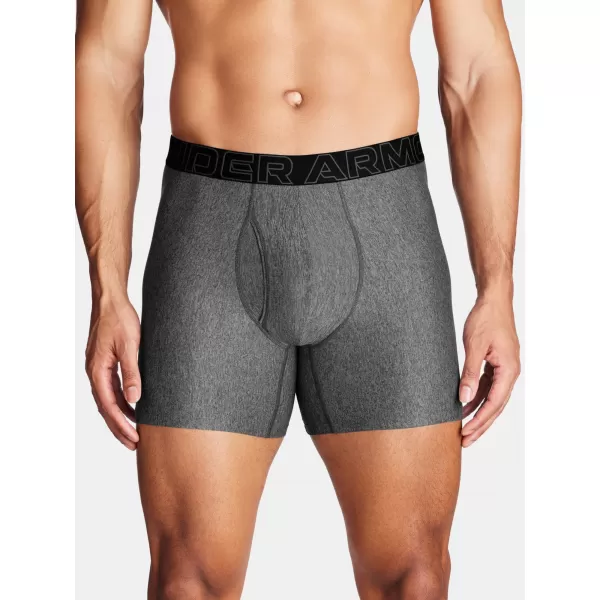  Pánske boxerky UNDER ARMOUR M PERF TECH 6IN (1KS) 1383849-025 SIVÁ 