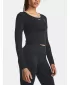 Dámske tričko UNDER ARMOUR TRAIN SEAMLESS LS 1379150-001 ČIERNA