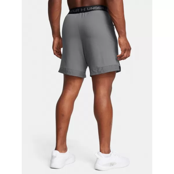  Pánske šortky UNDER ARMOUR VANISH WOVEN 6IN SHORTS 1373718-027 SIVÁ 
