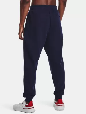 Pánske tepláky UNDER ARMOUR RIVAL FLEECE JOGGERS 1379774-410 MODRÁ