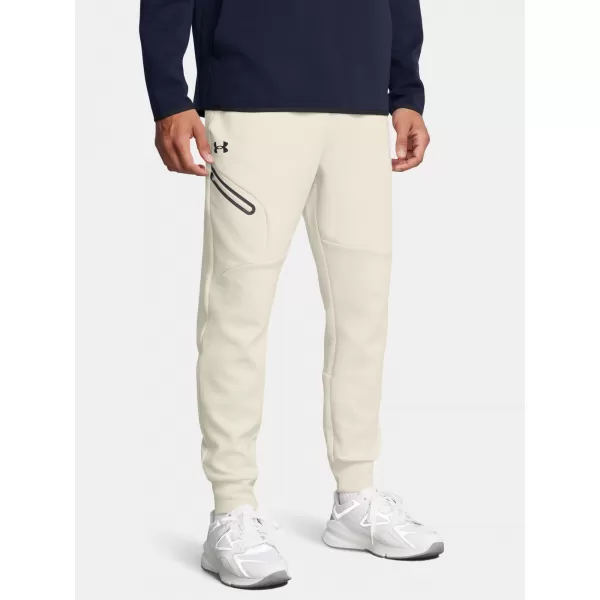  Pánske tepláky UNDER ARMOUR UNSTOPPABLE FLC JGR EU 1389353-110 BIELA 