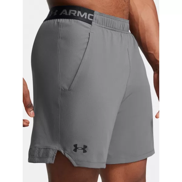  Pánske šortky UNDER ARMOUR VANISH WOVEN 6IN SHORTS 1373718-027 SIVÁ 