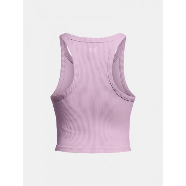 Dámske tielko UNDER ARMOUR MERIDIAN RIB CROP TANK 1384008-543 FIALOVÁ 