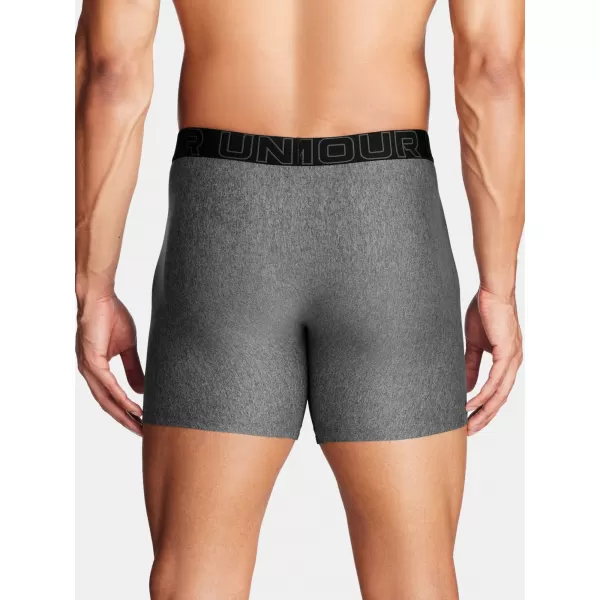  Pánske boxerky UNDER ARMOUR M PERF TECH 6IN (1KS) 1383849-025 SIVÁ 