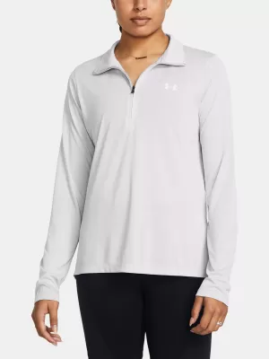 Dámska mikina UNDER ARMOUR TECH 1/2 ZIP- TWIST 1384225-014 SIVÁ