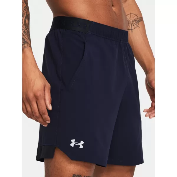  Pánske šortky UNDER ARMOUR VANISH WOVEN 6IN SHORTS 1373718-410 MODRÁ 