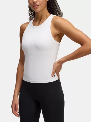 Dámske tielko UNDER ARMOUR MOTION HIGH NECK TANK 1390367-100 BIELA