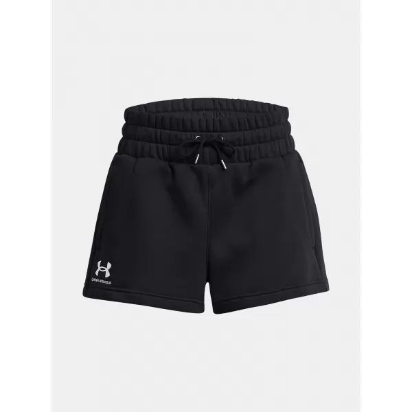  Dámske šortky UNDER ARMOUR ICON FLEECE BOXER SHORTS 1382725-001 ČIERNA 