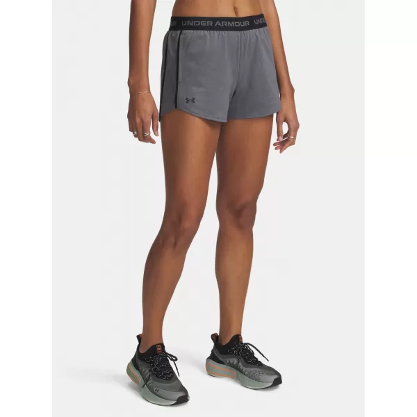  Dámske šortky UNDER ARMOUR TECH PLAY UP SHORTS 1389882-025 SIVÁ 