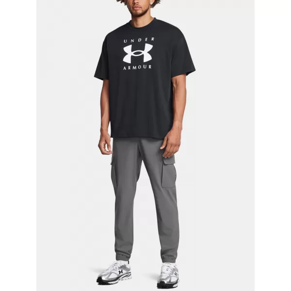  Pánske športové nohavice UNDER ARMOUR VIBE WOVEN CARGO PANTS 1386558-025 SIVÁ 