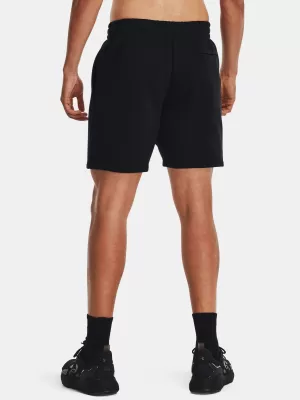 Pánske šortky UNDER ARMOUR ESSENTIAL FLEECE SHORTS 1380377-001 ČIERNA