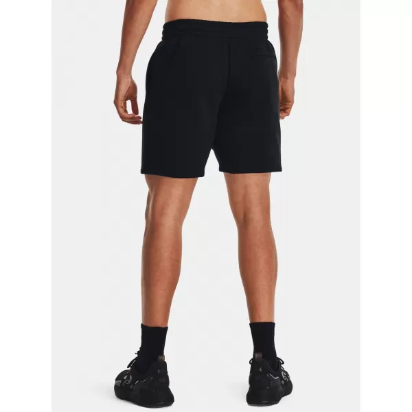  Pánske šortky UNDER ARMOUR ESSENTIAL FLEECE SHORTS 1380377-001 ČIERNA 