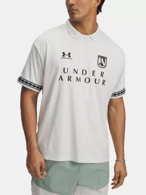 Pánske tričko UNDER ARMOUR MS 96 TERRACE JSY SS 1390110-110 BIELA