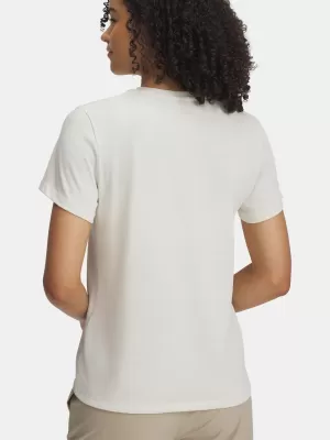 Dámske tričko UNDER ARMOUR HWT BRANDED CORE SS 1389745-279 HNEDÁ
