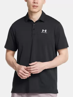 Pánske tričko UNDER ARMOUR ICON POLO 1386608-001 ČIERNA