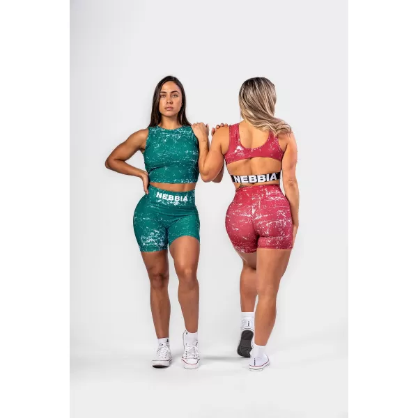  HAMMIES 615 GREEN Nebbia 5-palcové legíny s vysokým pásom 