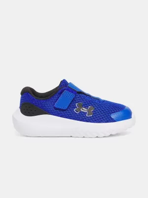 Chlapčenské topánky UNDER ARMOUR BINF SURGE 4 AC 3027105-400 MODRÁ