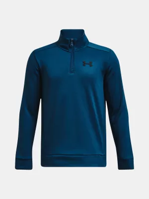 Chlapčenská mikina UNDER ARMOUR ARMOUR FLEECE 1/4 ZIP 1373559-426 MODRÁ