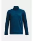 Chlapčenská mikina UNDER ARMOUR ARMOUR FLEECE 1/4 ZIP 1373559-426 MODRÁ