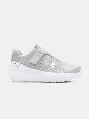 Dievčenské topánky UNDER ARMOUR GINF SURGE 4 AC 3027110-100 SIVÁ