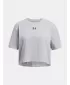 Dievčenské tričko UNDER ARMOUR RIVAL SS 1389755-011 SIVÁ