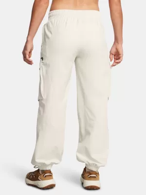 Dámske športové nohavice UNDER ARMOUR UNSTOPPABLE CARGO PANT 1386481-110 BIELA