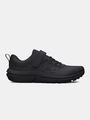 Chlapčenské topánky UNDER ARMOUR BPS ASSERT 10 AC UFM SYN 3027100-001 ČIERNA