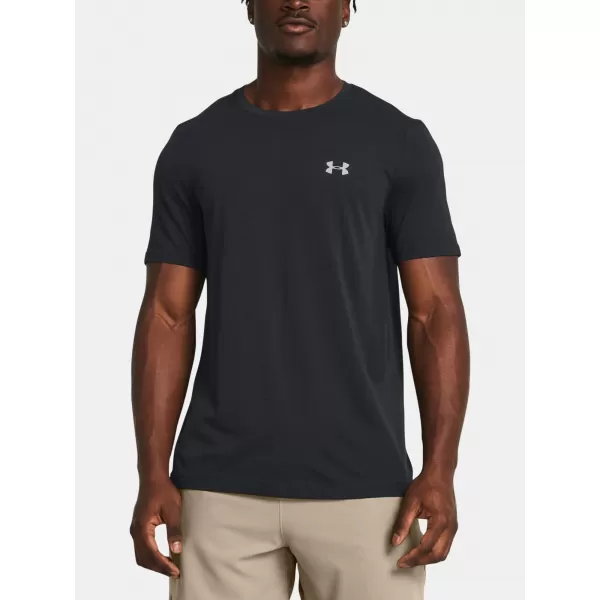  Pánske tričko UNDER ARMOUR VANISH SEAMLESS SS 1382801-001 ČIERNA 