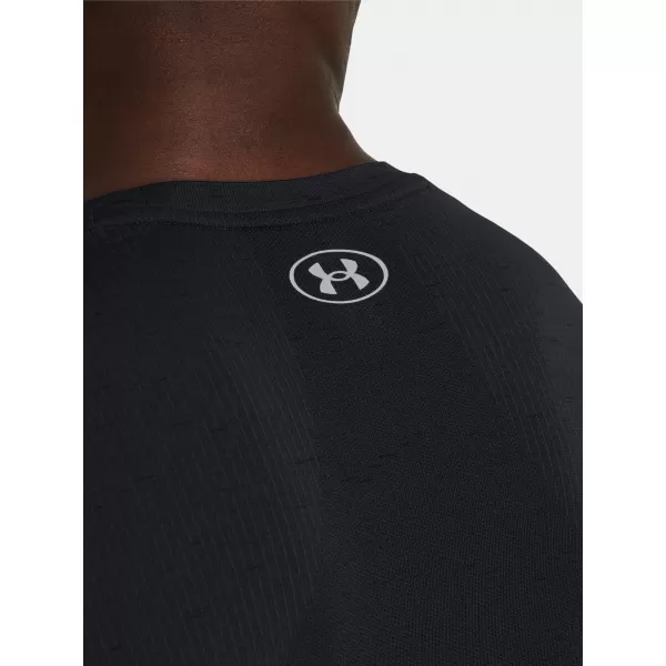  Pánske tričko UNDER ARMOUR VANISH SEAMLESS SS 1382801-001 ČIERNA 