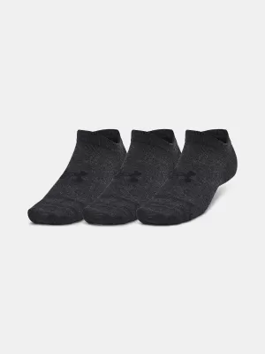 Ponožky UNDER ARMOUR ESSENTIAL NO SHOW (3 PÁRY) 1382623-001 ČIERNA